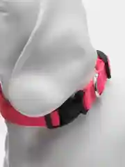 Розовый ошейник нейлоновый для собак