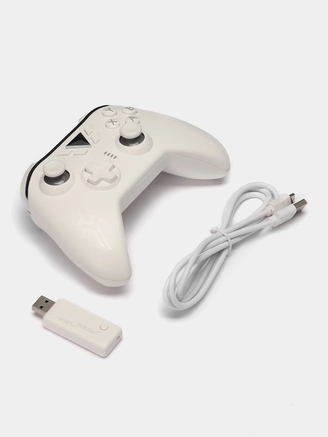 Белый беспроводной геймпад Controller M-1 для PC/PS3/ПК