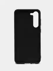 Серебряный блестящий чехол для Samsung Galaxy S23 Plus ROSCO со стразами и силиконовой окантовкой