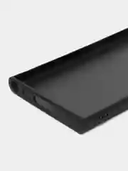 Серебряный блестящий чехол для Samsung Galaxy S23 Ultra пластиковый ROSCO с силиконом, со стразами