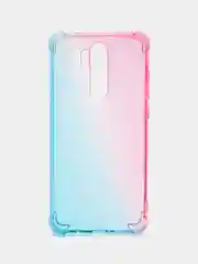 Синий чехол противоударный ROSCO для Xiaomi Redmi Note 8 Pro, силиконовый, с усиленными углами