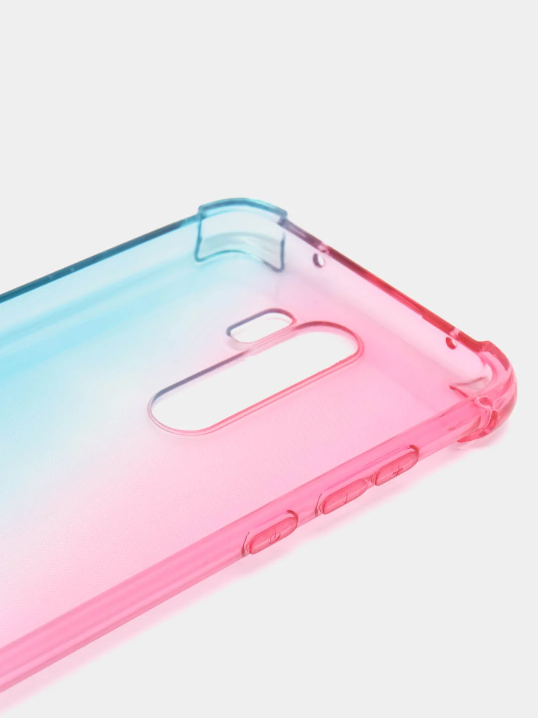 Синий чехол противоударный ROSCO для Xiaomi Redmi Note 8 Pro, силиконовый, с усиленными углами