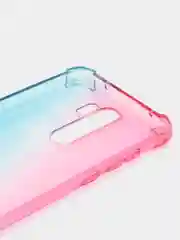 Синий чехол противоударный ROSCO для Xiaomi Redmi Note 8 Pro, силиконовый, с усиленными углами