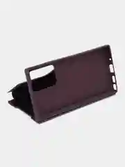 Фиолетовый чехол-книжка с прозрачным окном, Samsung S7/S8/S9/S9 Plus/S20/S20FE/Note10/Note20/M20/M51