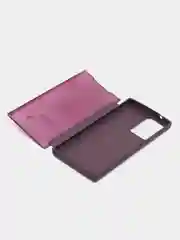 Фиолетовый чехол-книжка с прозрачным окном, Samsung S7/S8/S9/S9 Plus/S20/S20FE/Note10/Note20/M20/M51