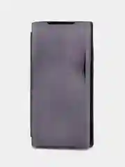 Хром чехол-книжка с прозрачным окном, Samsung S7/S8/S9/S9 Plus/S20/S20FE/Note10/Note20/M20/M51