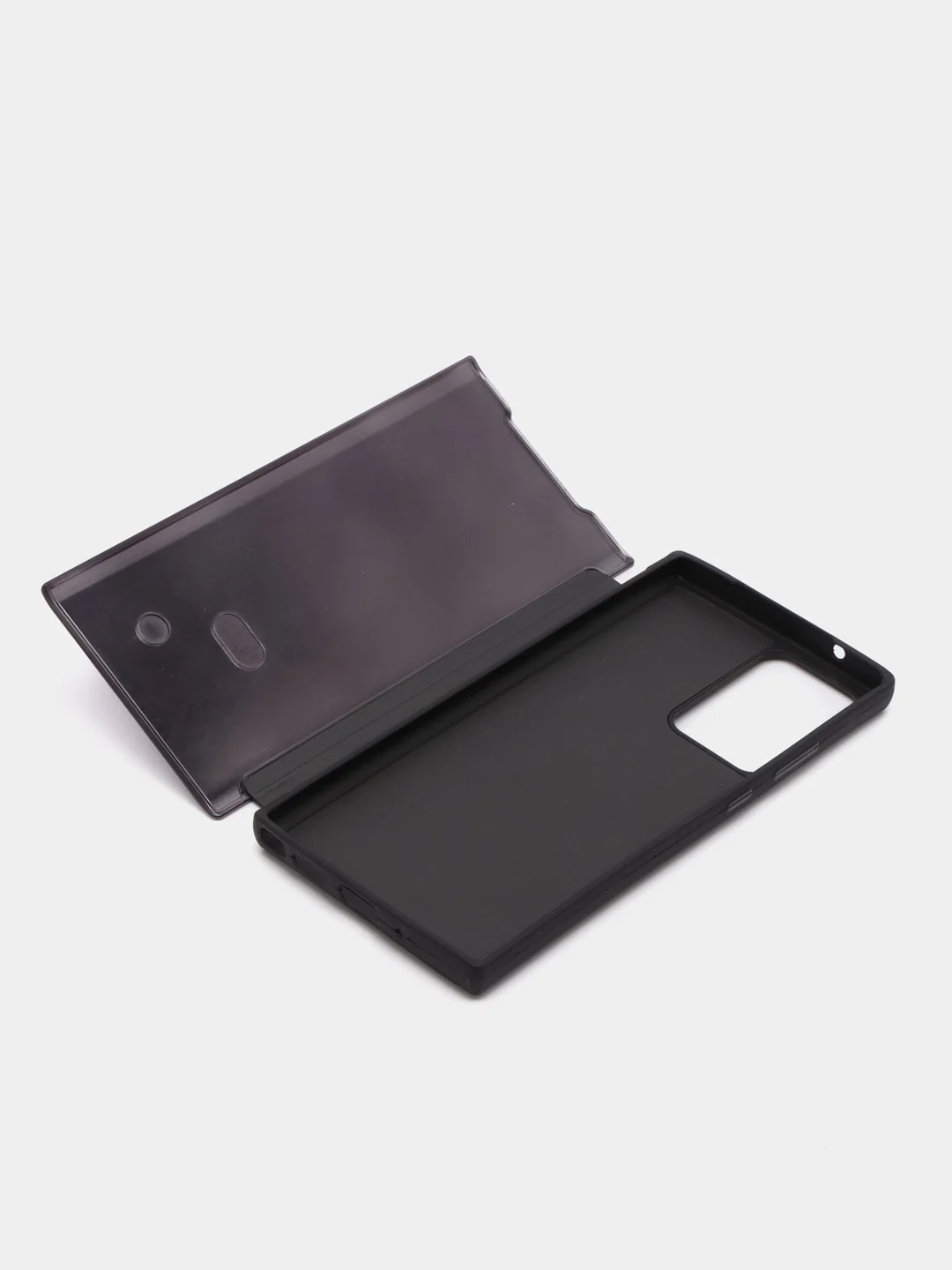 Хром чехол-книжка с прозрачным окном, Samsung S7/S8/S9/S9 Plus/S20/S20FE/Note10/Note20/M20/M51