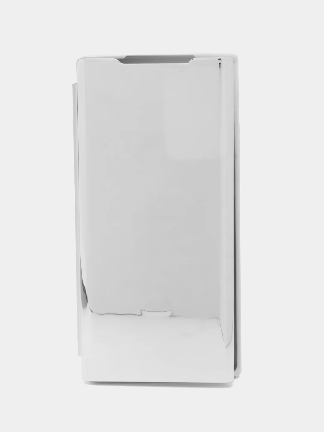 Серебряный чехол-книжка с прозрачным окном, Samsung S7/S8/S9/S9 Plus/S20/S20FE/Note10/Note20/M20/M51