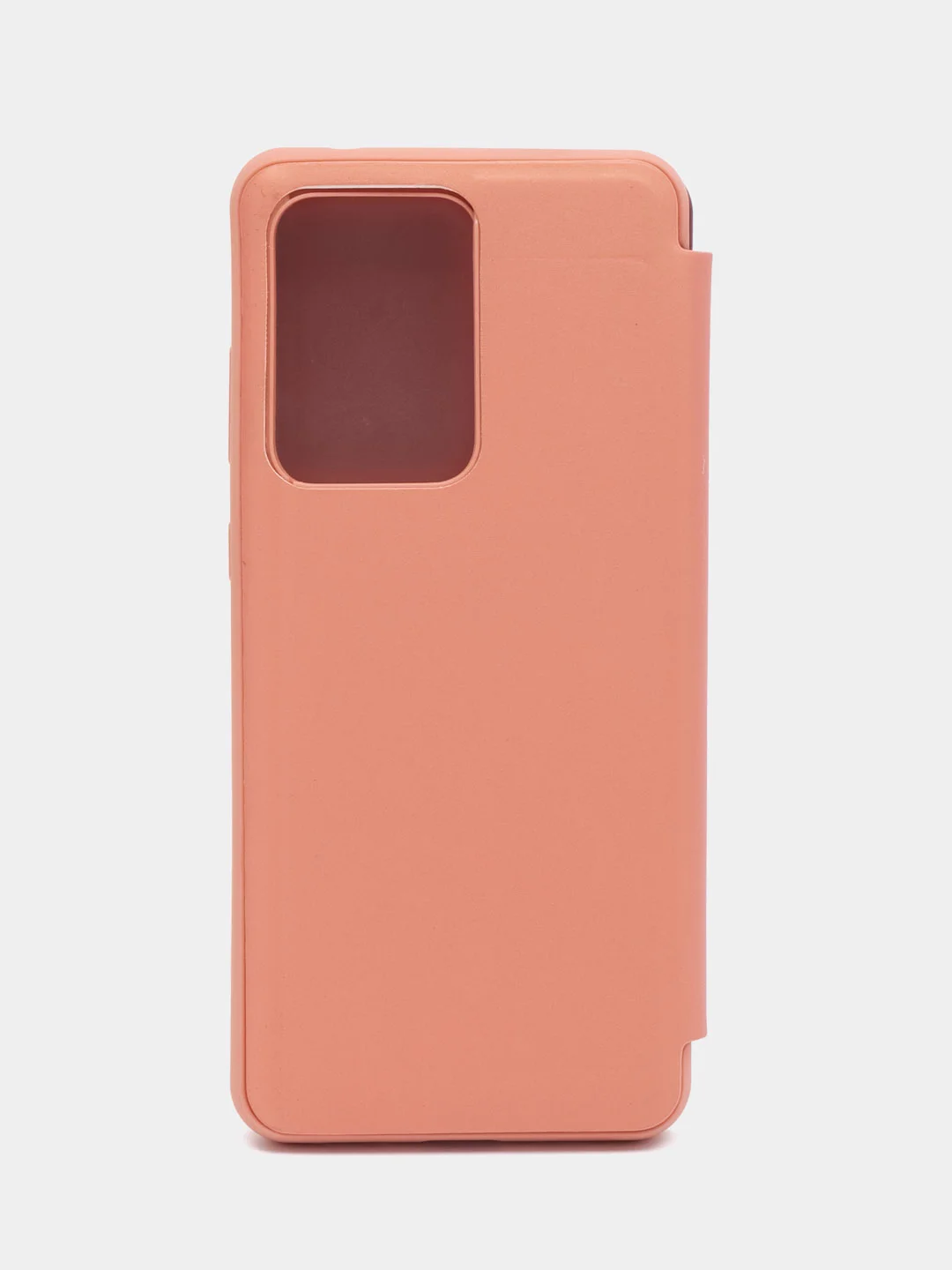 Коралловый чехол-книжка с прозрачным окном, Samsung S7/S8/S9/S9 Plus/S20/S20FE/Note10/Note20/M20/M51
