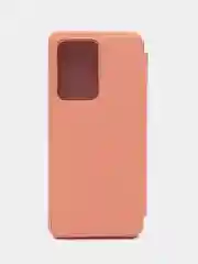 Коралловый чехол-книжка с прозрачным окном, Samsung S7/S8/S9/S9 Plus/S20/S20FE/Note10/Note20/M20/M51