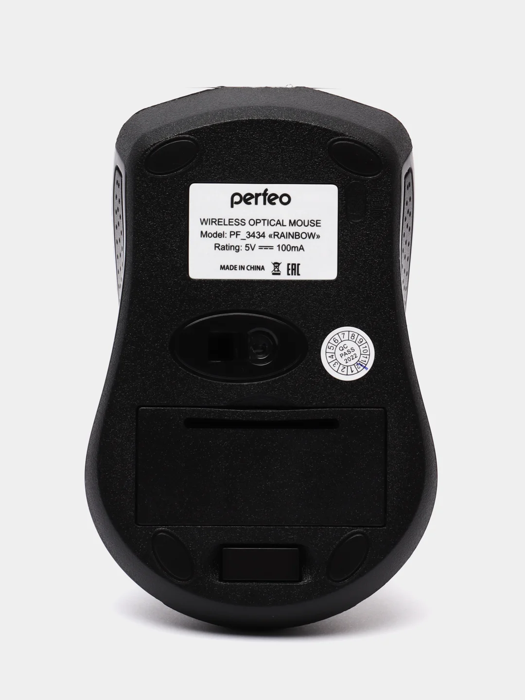 Черный мышь беспроводная Perfeo Rainbow PF-3434