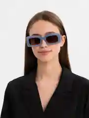 Угольный женские прямоугольные солнцезащитные очки