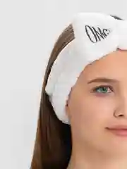 Белый повязка для волос мягкая плюшевая OMG с бантиком, бархатная повязка на голову, ободок