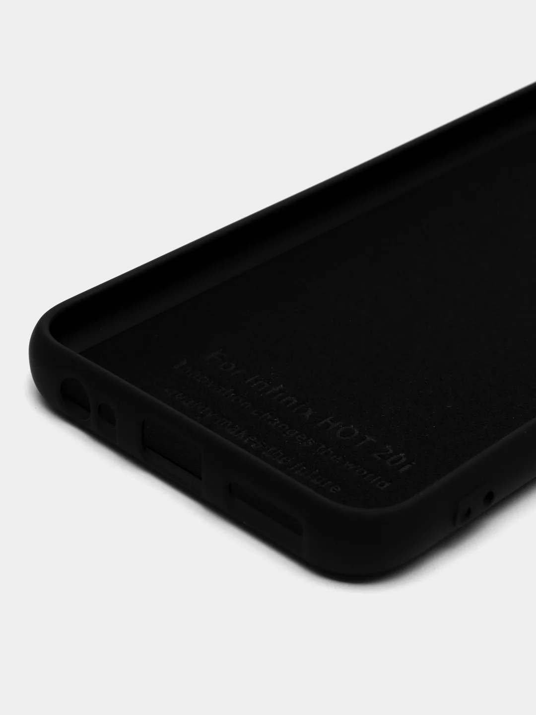 Черный чехол силиконовый для Infinix Hot 20i / Инфиникс Хот 20Ай Silicone Cover