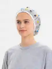 Белый шапочка для душа, для масок, для окрашивания