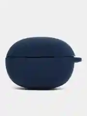 Синий чехол на Honor Choice Earbuds X3 для беспроводных наушников КАРТОФАН силиконовый матовый