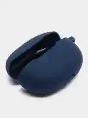 Синий чехол на Honor Choice Earbuds X3 для беспроводных наушников КАРТОФАН силиконовый матовый