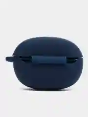 Синий чехол на Honor Choice Earbuds X3 для беспроводных наушников КАРТОФАН силиконовый матовый