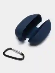 Синий чехол на Honor Choice Earbuds X3 для беспроводных наушников КАРТОФАН силиконовый матовый
