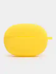 Желтый чехол на Honor Choice Earbuds X3 для беспроводных наушников КАРТОФАН силиконовый матовый