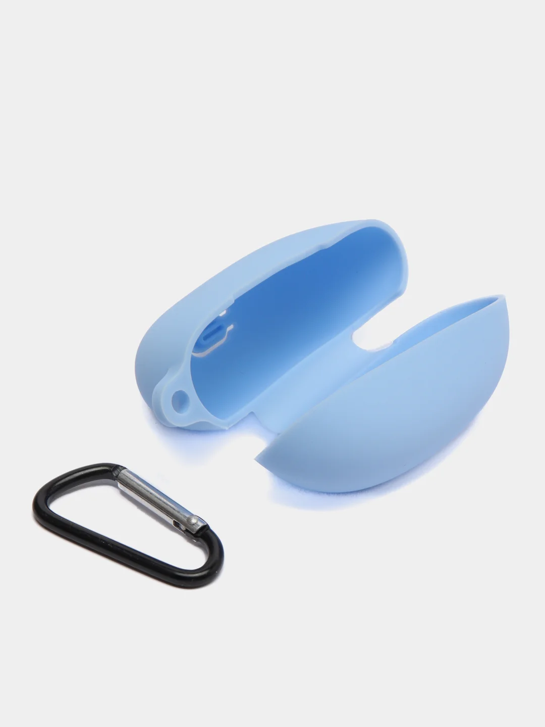 Небесно-голубой чехол на Honor Choice Earbuds X3 для беспроводных наушников КАРТОФАН силиконовый матовый