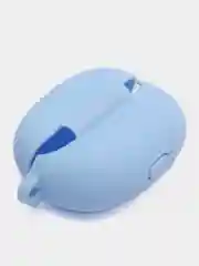 Небесно-голубой чехол на Honor Choice Earbuds X3 для беспроводных наушников КАРТОФАН силиконовый матовый