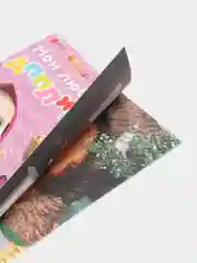 Розовый книга с аппликациями, 20 стр., Маша и Медведь