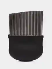 Черный нож фигурный для нарезки картофеля фри / рифленый нож кухонный / нож волнистый , слайсер