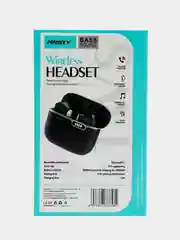 Черный беспроводные наушники Ansty "Wireless Ast B05", 250 Mah