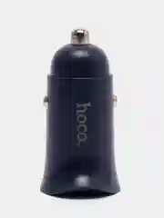 Синий автомобильное зарядное устройство Hoco Z39 2 х USB, USB-Type-C, с быстрой зарядкой