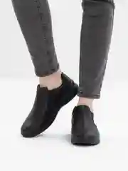 Черный туфли женские Rieker, из натуральной кожи