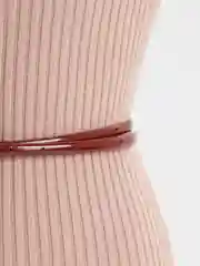 Бордовый ремень женский