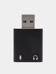USB звуковая карта 7.1 из алюминиевого сплава