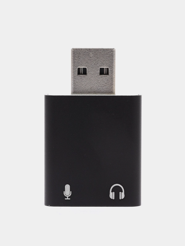 USB звуковая карта 7.1 из алюминиевого сплава