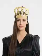 Желтый карнавальная корона "Король"
