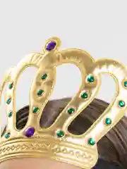 Желтый карнавальная корона "Король"