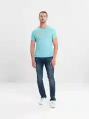 Мятный футболка мужская