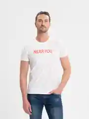 Белый футболка мужская
