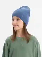 Индиго шапка для девочек с подкладом из флиса "АСОЛЬ"
