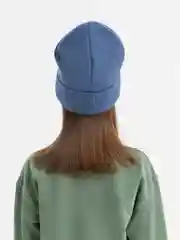 Индиго шапка для девочек с подкладом из флиса "АСОЛЬ"