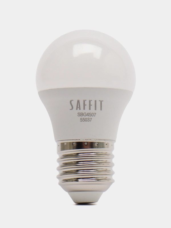Лампа светодиодная, 7W 230V E27 4000K G45, SBG4507 55037