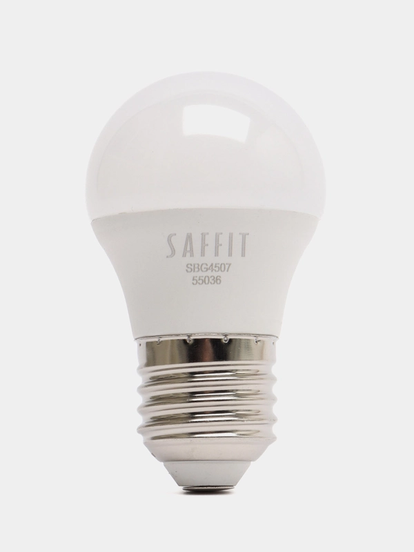 Лампа светодиодная, 7W 230V E27 2700K G45, SBG4507 55036