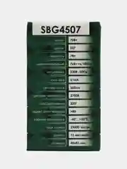Лампа светодиодная, 7W 230V E27 2700K G45, SBG4507 55036