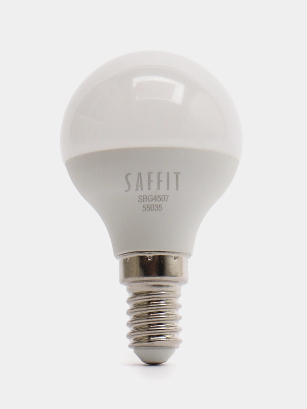 Лампа светодиодная, 7W 230V E14 4000K G45, SBG4507 55035