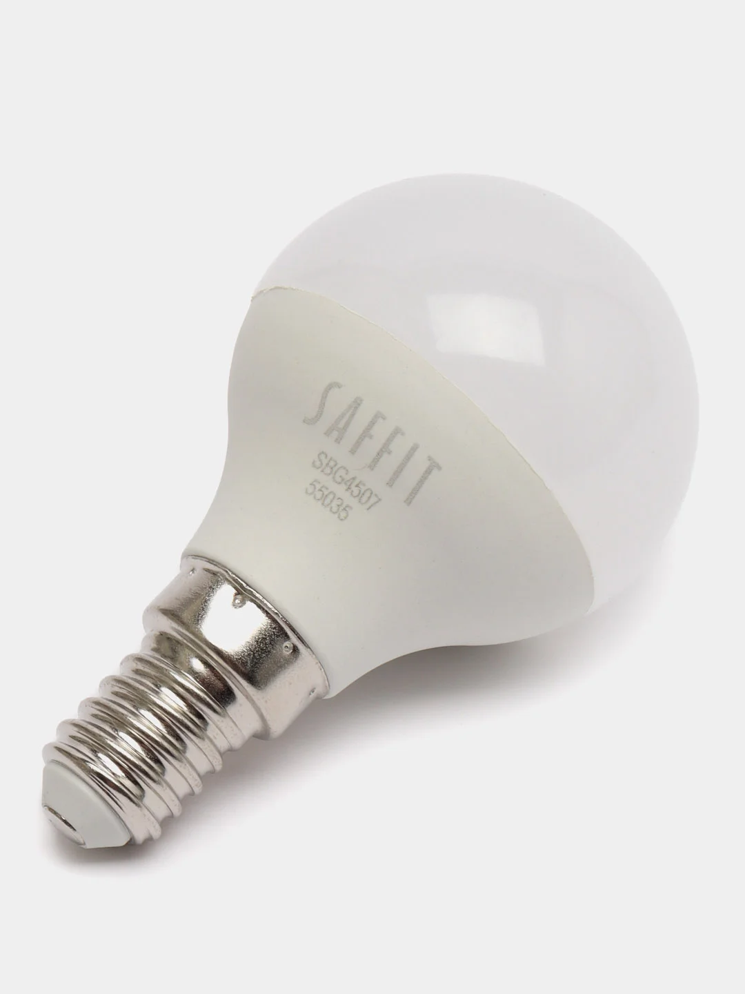 Лампа светодиодная, 7W 230V E14 4000K G45, SBG4507 55035