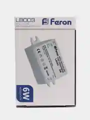 Трансформатор электронный для светодиодной ленты 6W 12V (драйвер), LB003