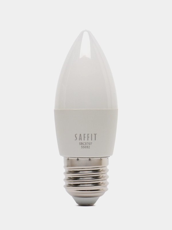 Лампа светодиодная, 7W 230V E27 2700K C37, SBC3707 55032