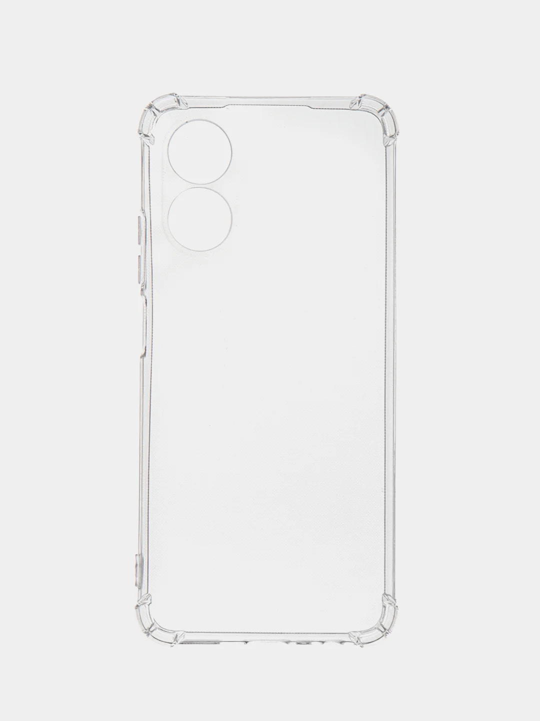 Прозрачный чехол для OPPO A17 / A17K (Оппо А17 / 17К), силиконовый прозрачный