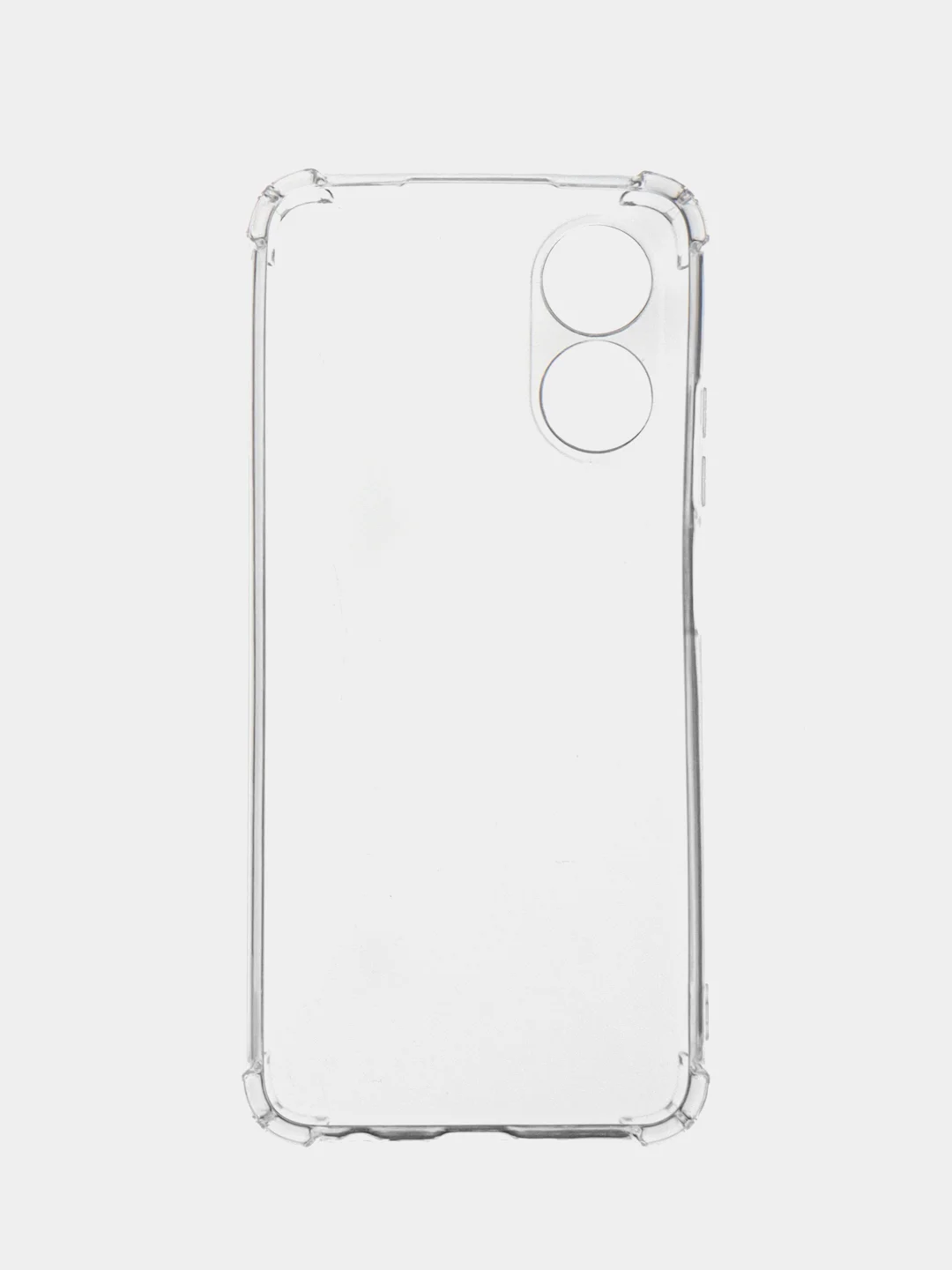 Прозрачный чехол для OPPO A17 / A17K (Оппо А17 / 17К), силиконовый прозрачный