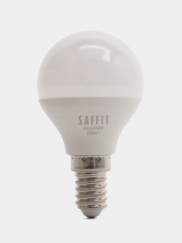 Лампа светодиодная, 9W 230V E14 4000K G45, SBG4509 55081